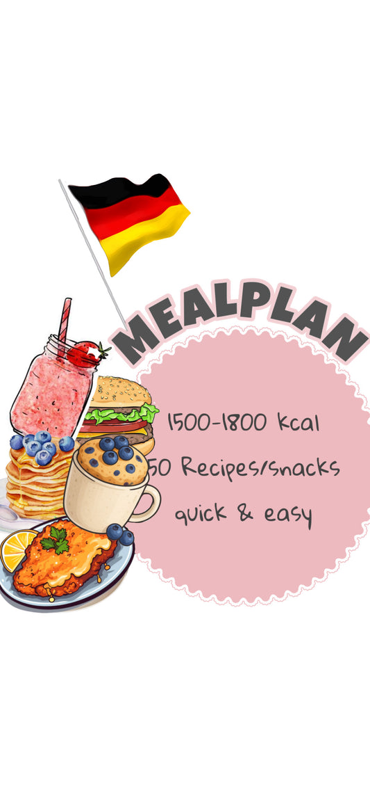 Mealplan 1500-1800kcal, Germany REWE