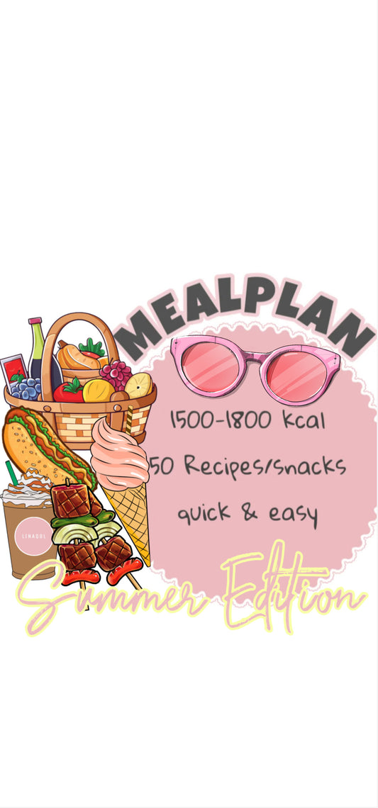Mealplan 1500-1800kcal, SUMMER EDITION