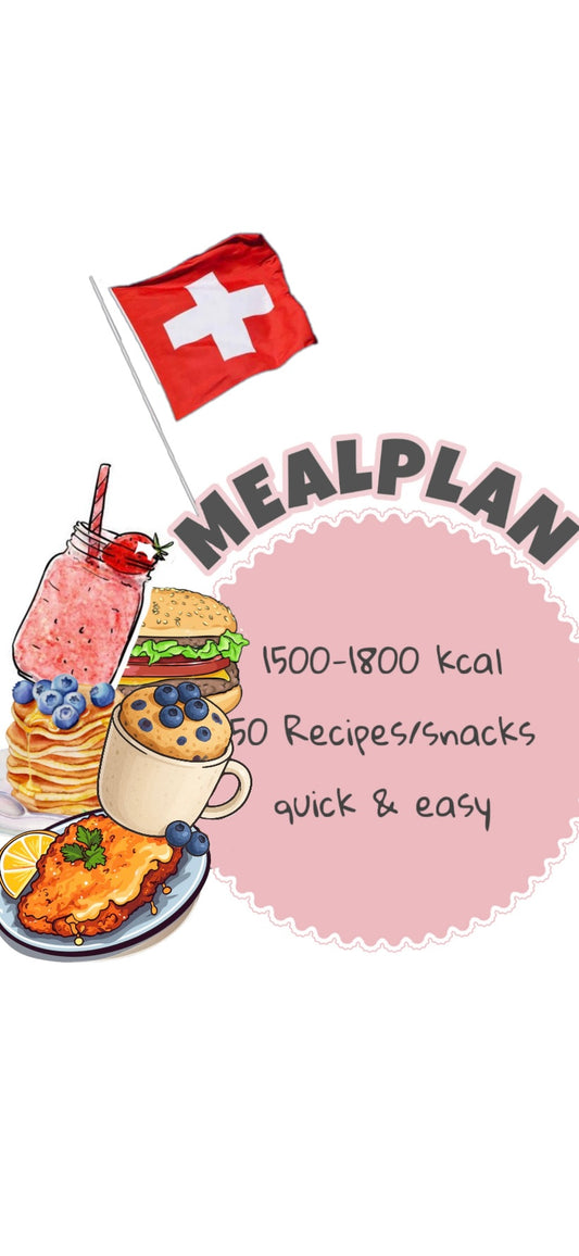Mealplan 1500-1800kcal, Switzerland Migros (Deutsch)